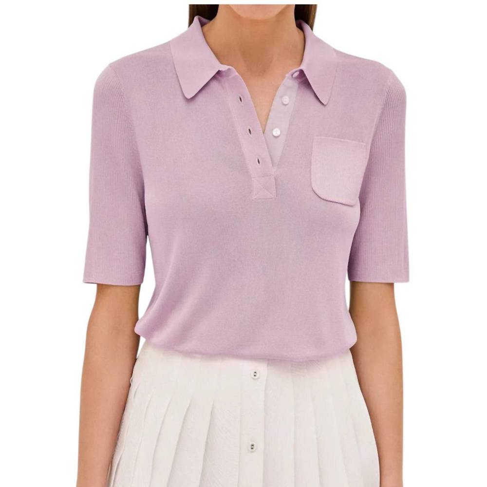 NEW ALEXIS paulo top in lilac
